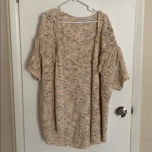 Tan cardigan